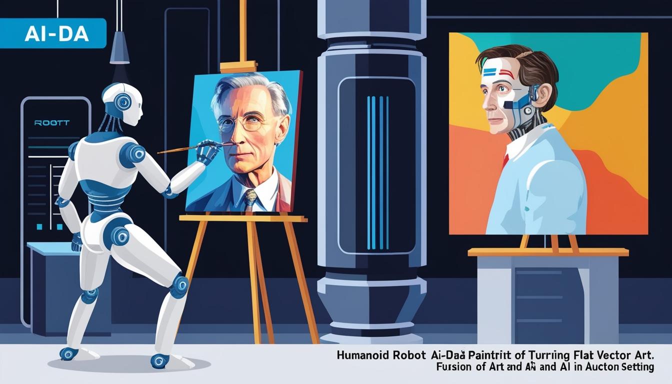 Sotheby's set to auction first artwork created by an AI robot
