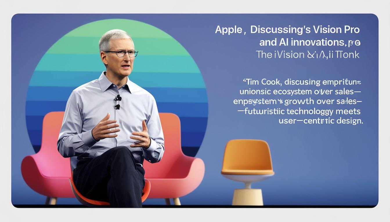 Tim Cook discusses Apple's unique approach to measuring success in emerging technologies