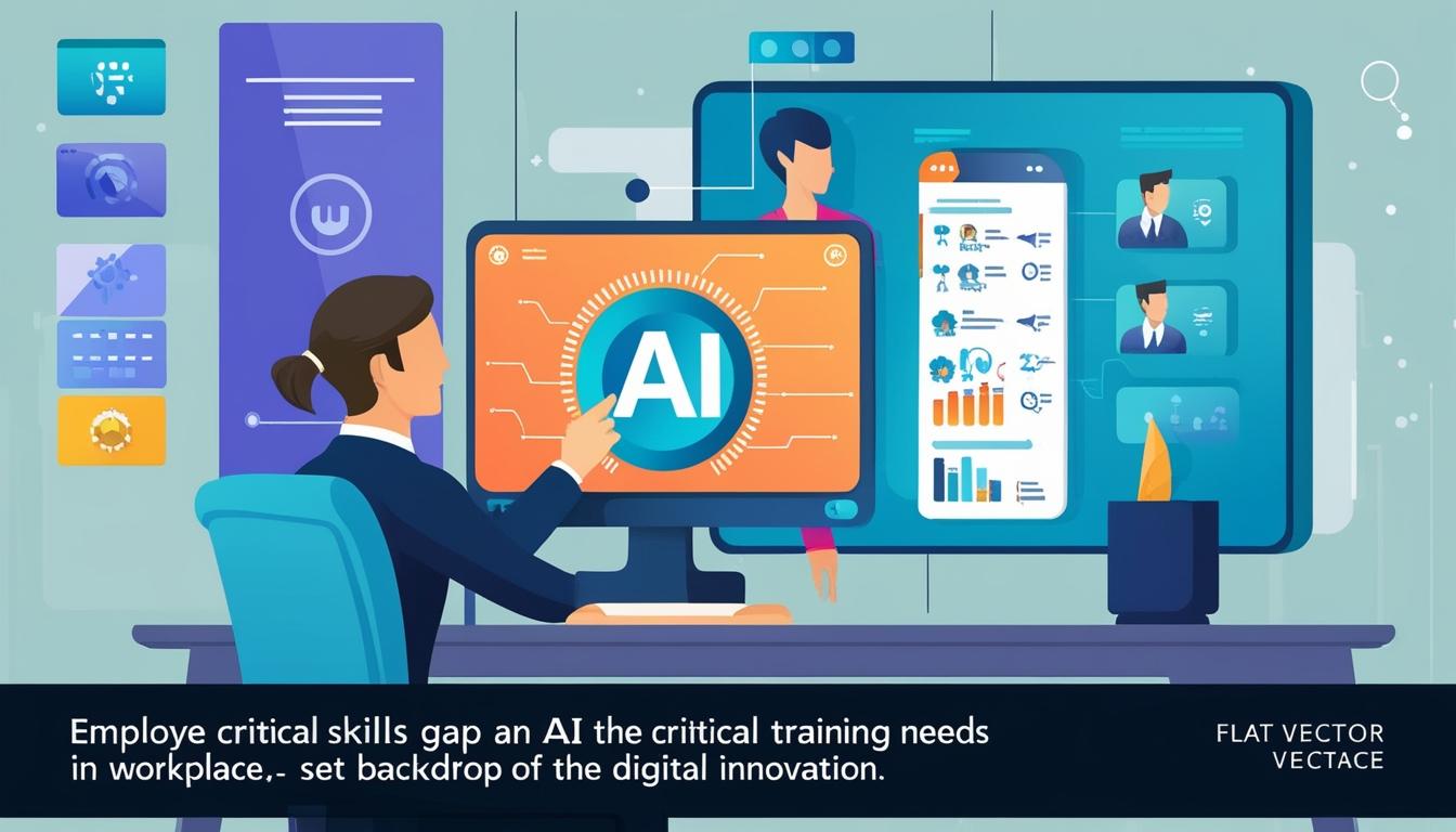 UK workers face significant skills gap in AI training