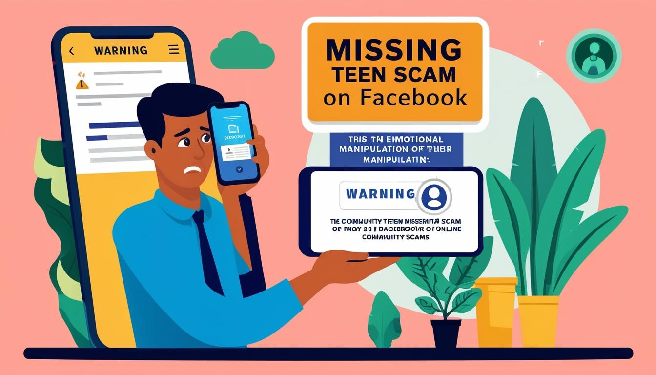Authorities warn of Facebook scam involving fictional missing teenager