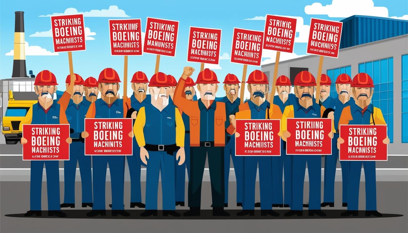 Boeing machinists continue strike after contract rejection