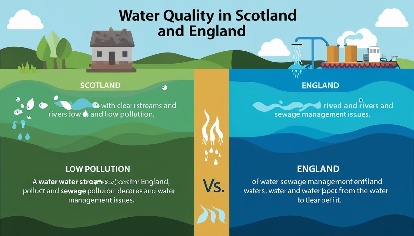 Comparison of water quality and management: Scotland vs England