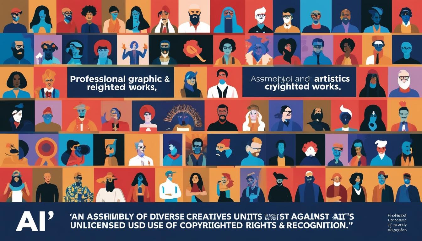 Creatives unite against unlicensed use of copyrighted material in AI training