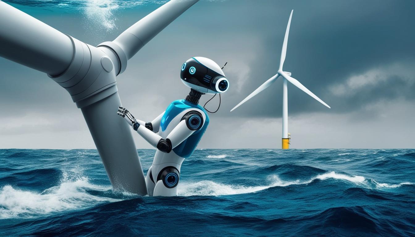 Innovative underwater robots to revolutionise offshore wind turbine maintenance