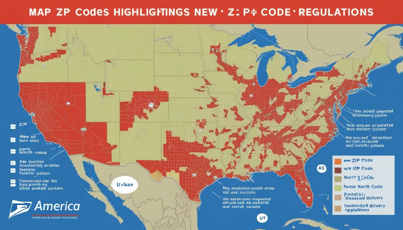 New zip code regulations announced across various North American states and territories