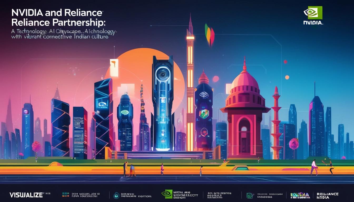 Nvidia and Reliance Industries announce partnership to advance AI in India