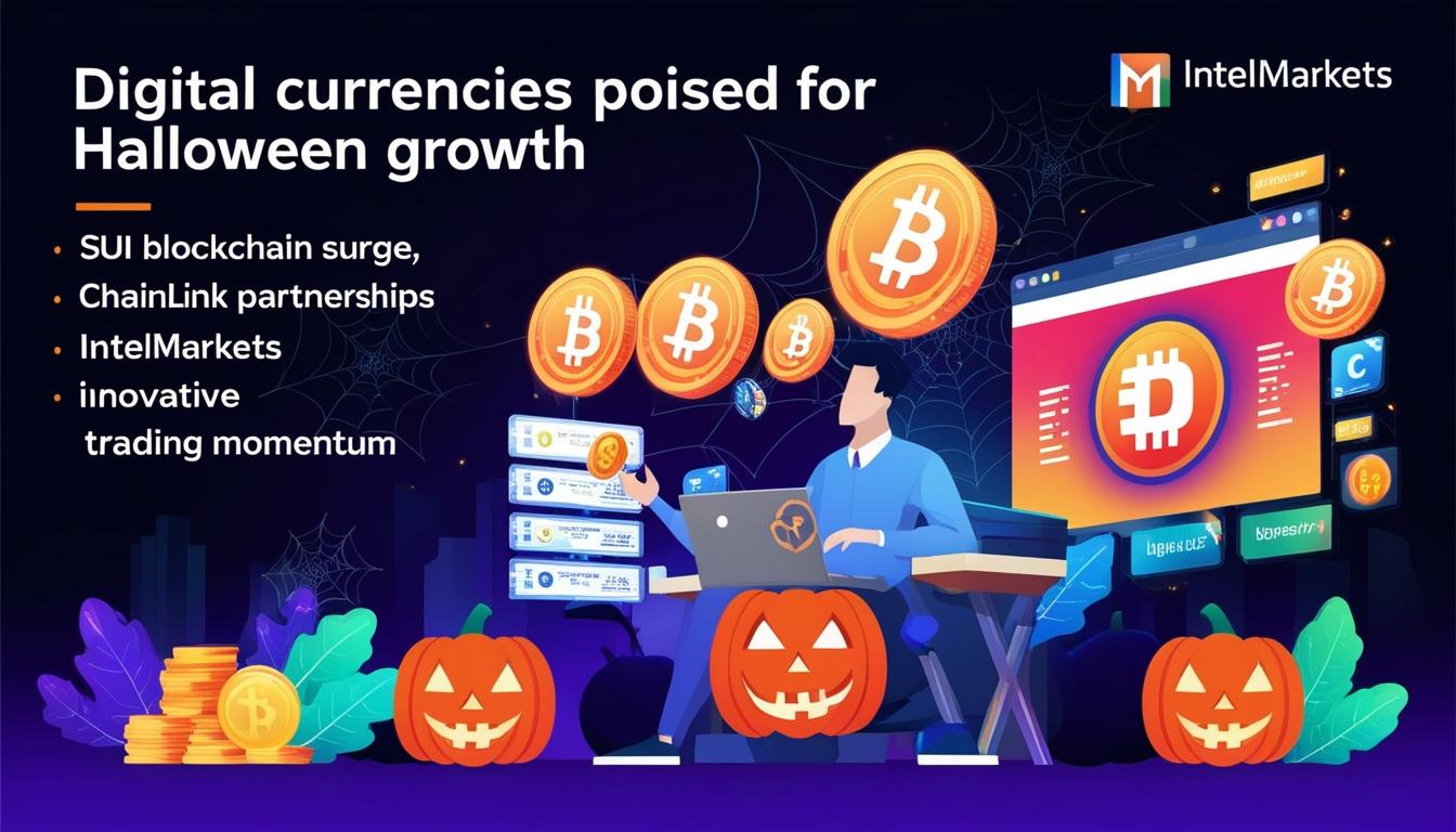 Predictions hint at Halloween rally for cryptocurrencies SUI, Chainlink, and IntelMarkets