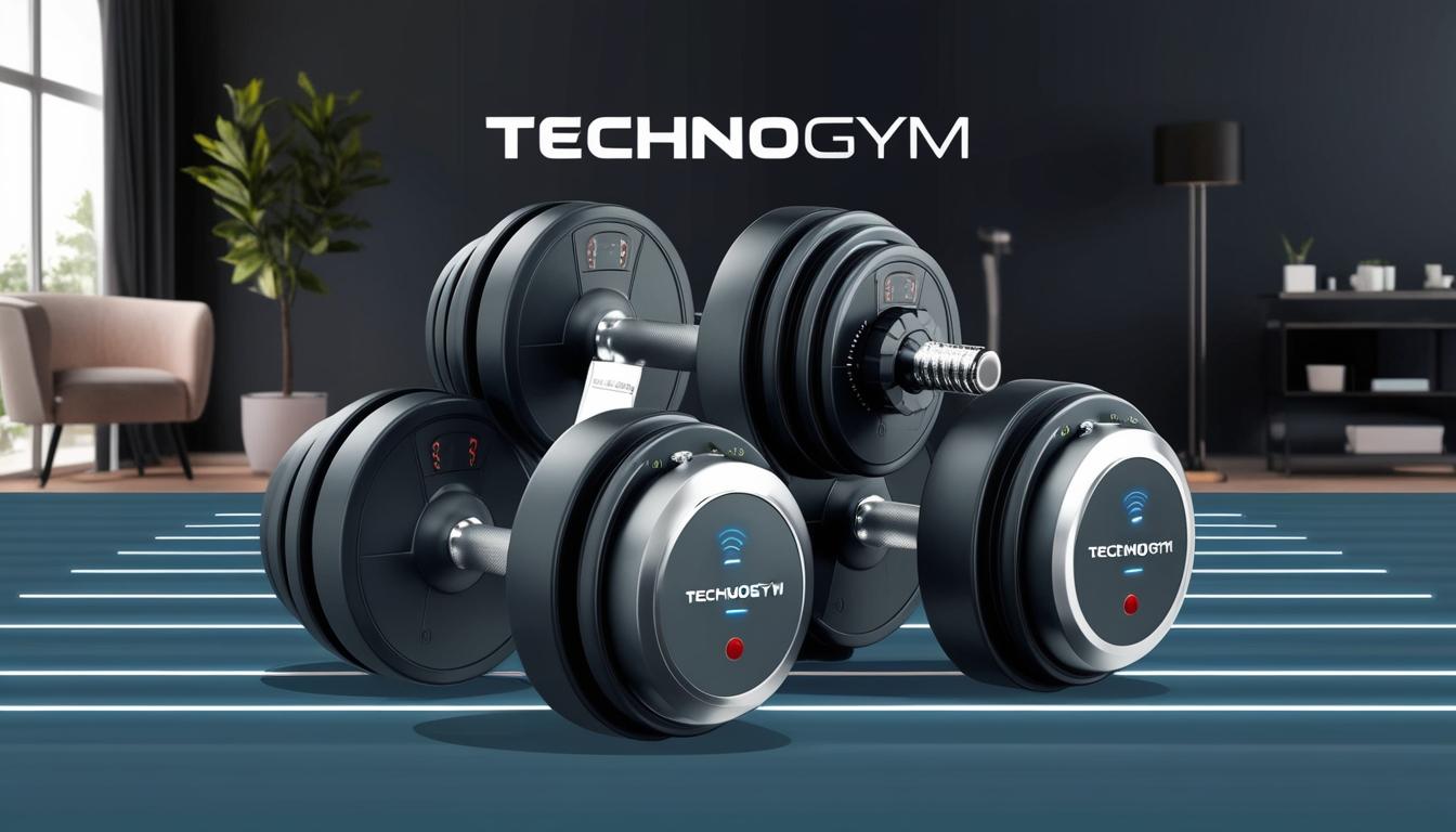 Technogym launches AI-powered connected dumbbells for home fitness