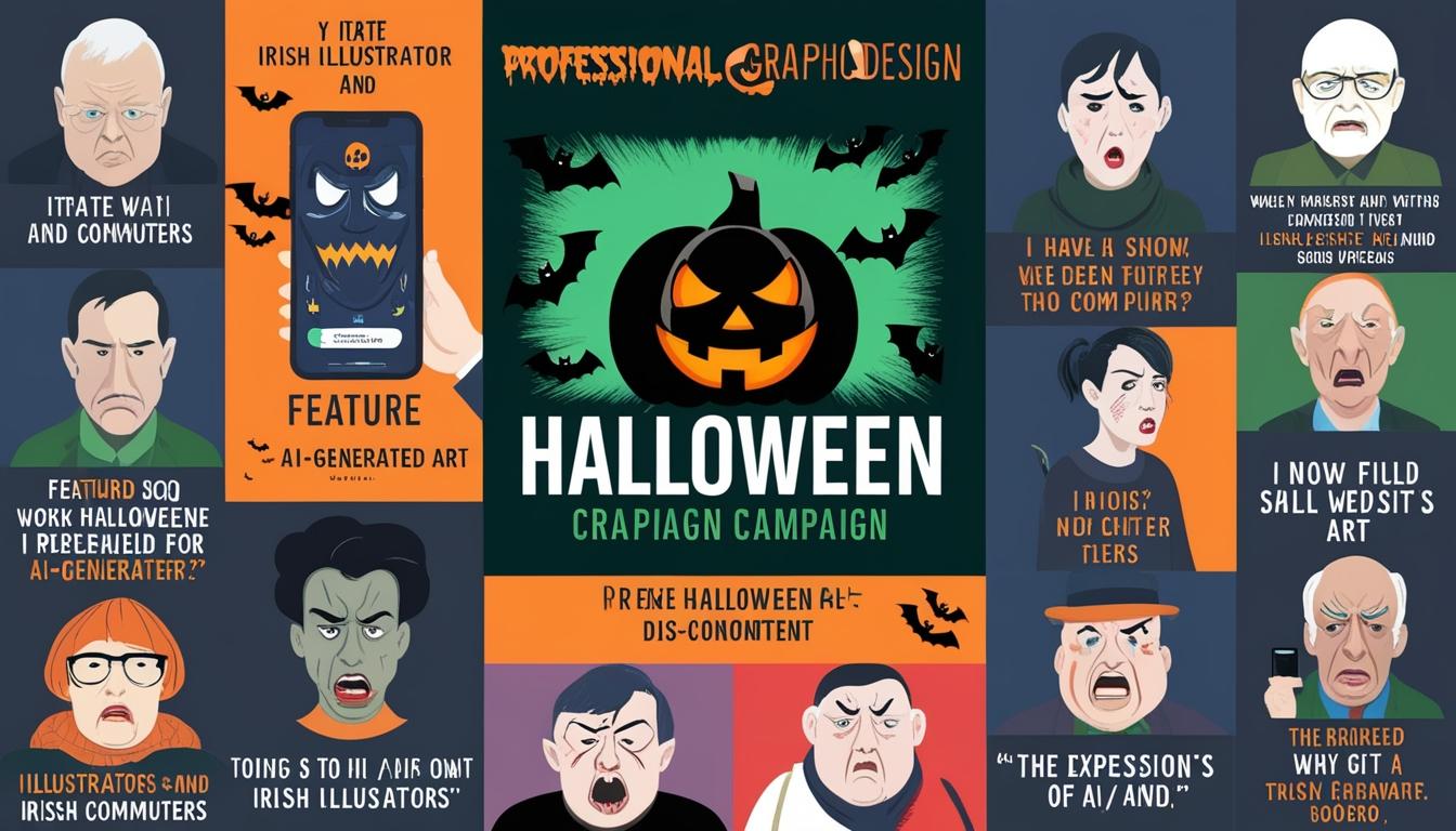 Transport for Ireland faces backlash over AI-generated Halloween campaign