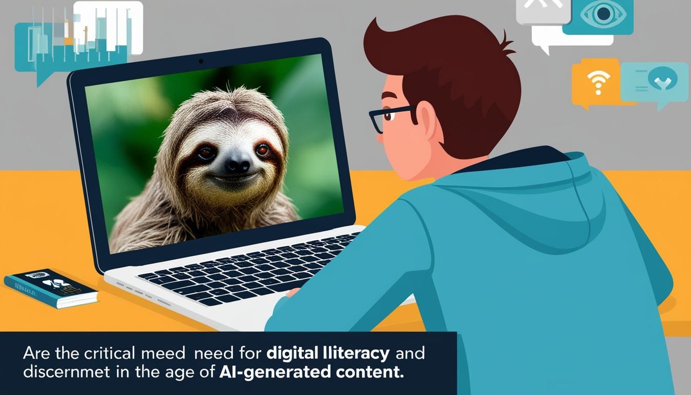 Young students navigating the challenges of AI-generated content in school projects