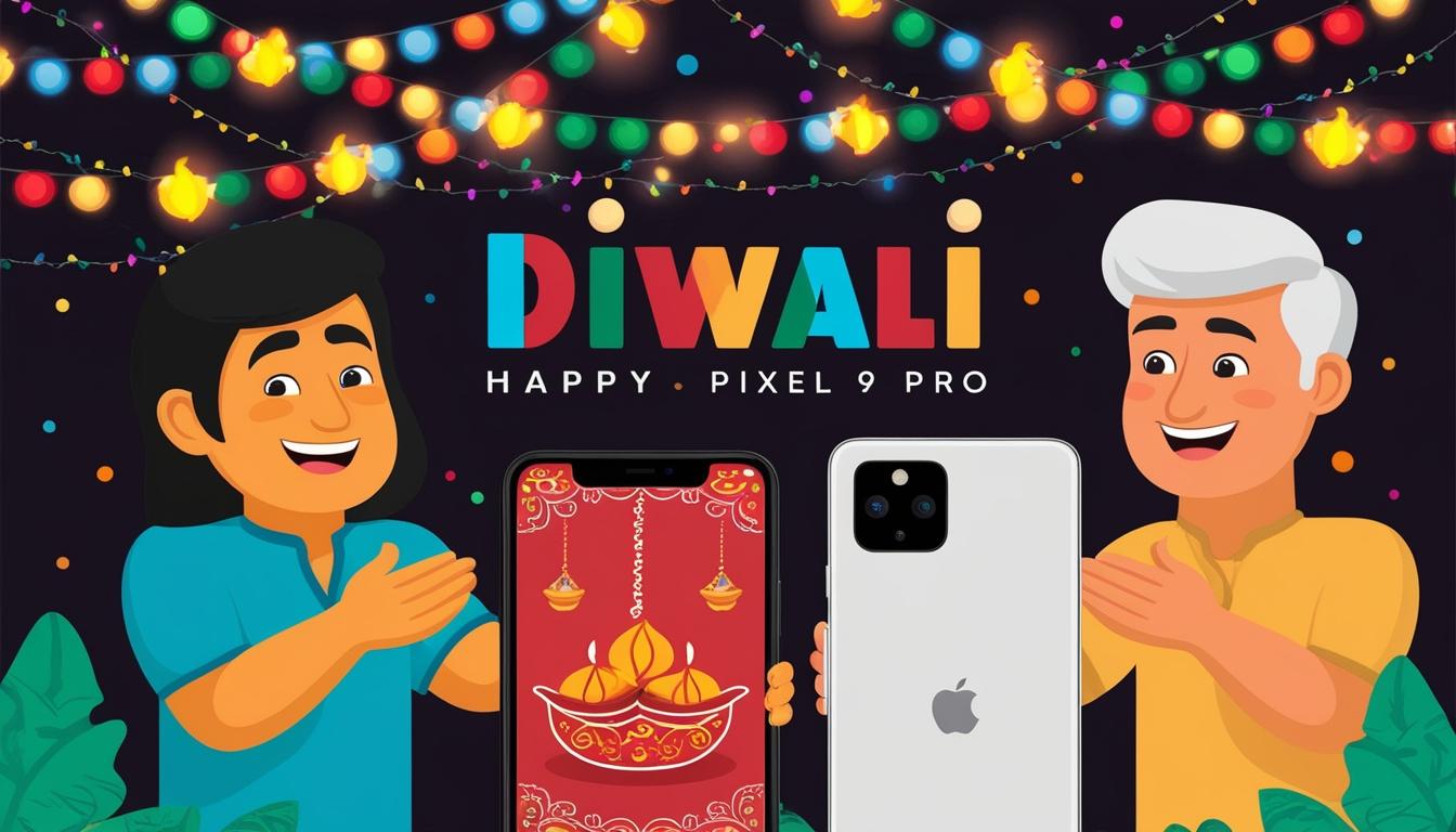 Google's latest ad celebrates Diwali with iPhone and Pixel friendship