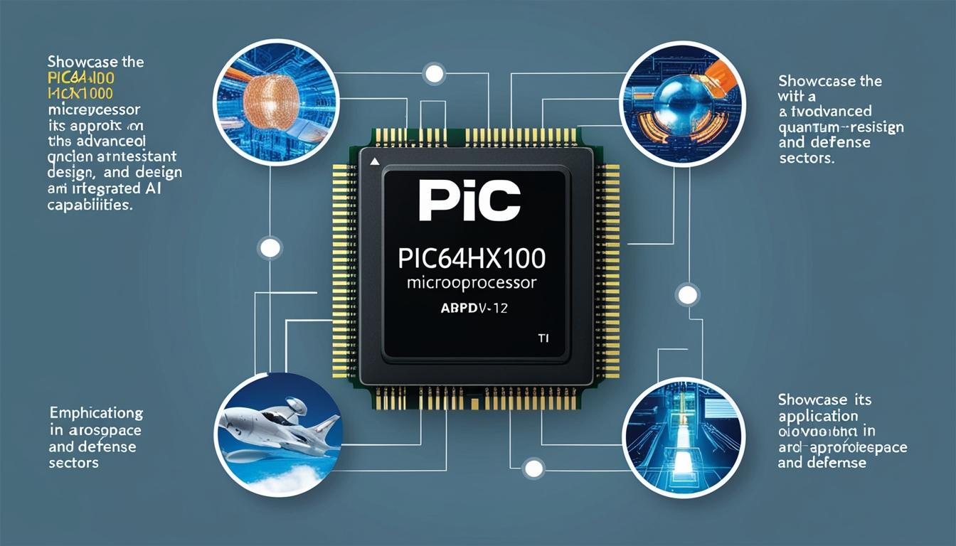 Microchip Technology unveils PIC64HX1000 AI microprocessor family
