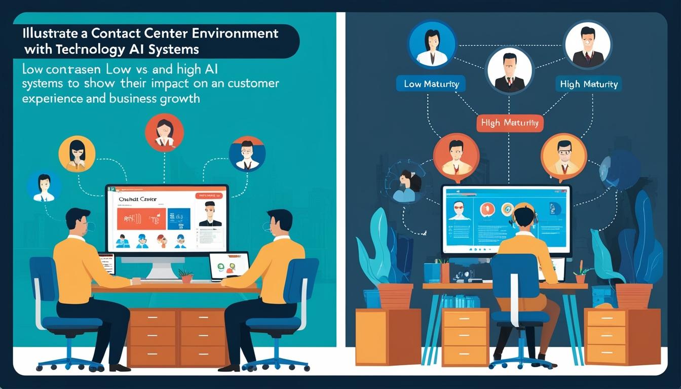 Survey reveals low maturity in AI implementations within contact centres
