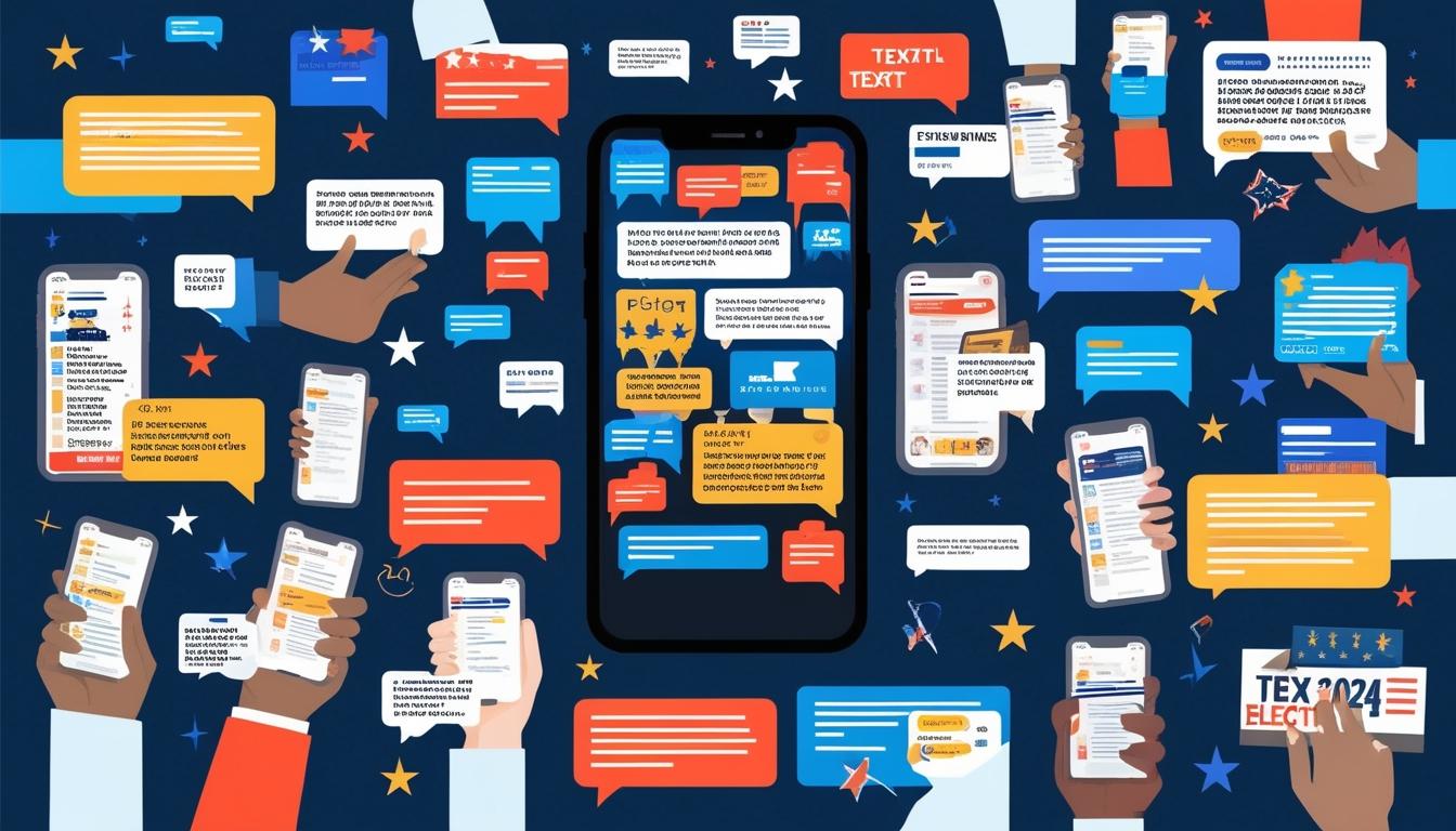 Political text messaging spikes as US election nears