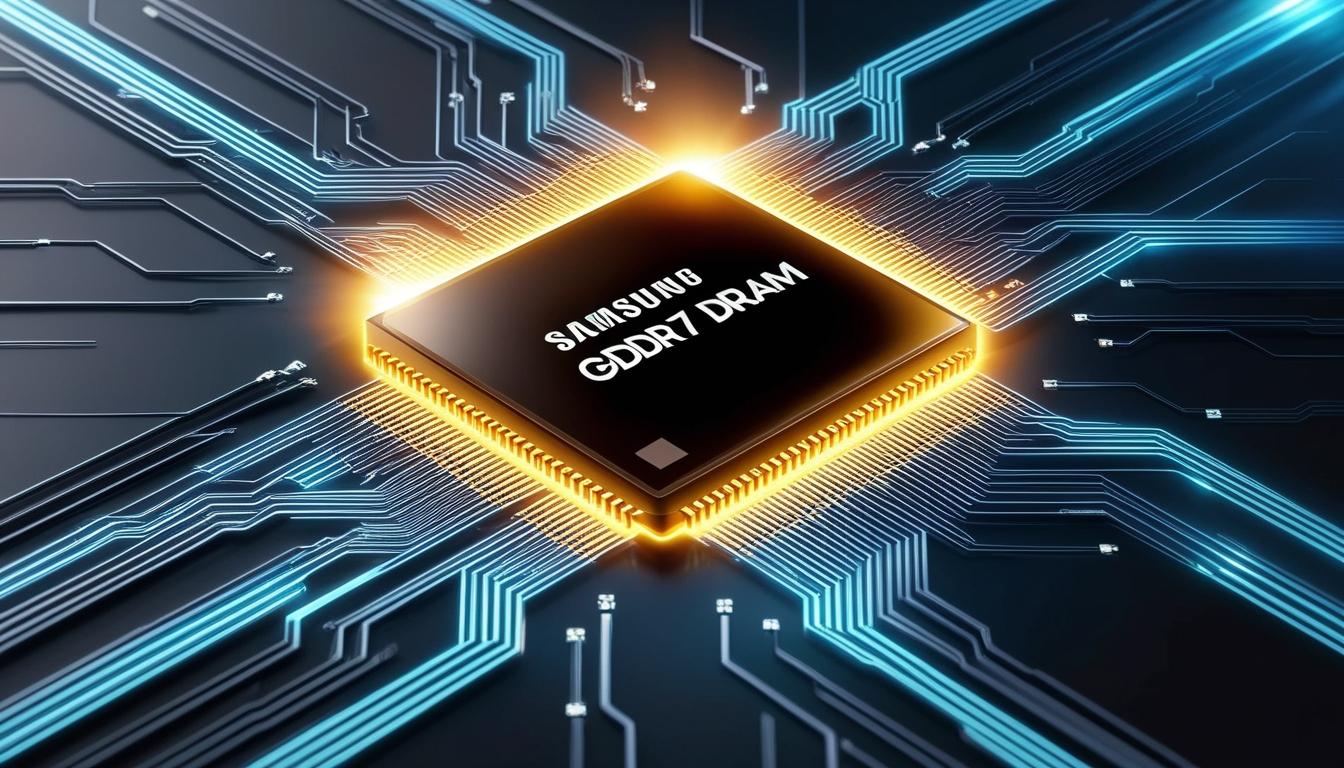 Samsung unveils breakthrough 24-gigabit GDDR7 memory technology