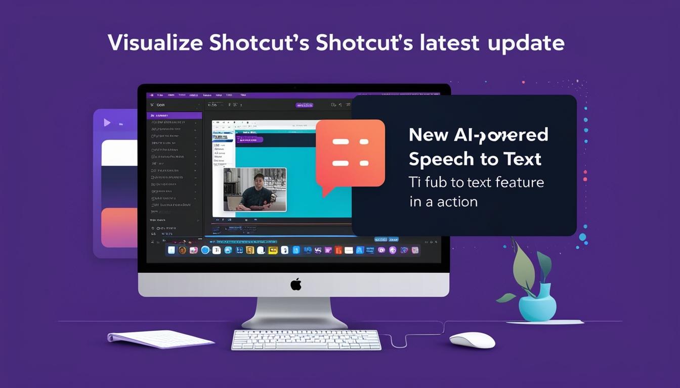 Shotcut unveils update 24.10 featuring AI-powered speech to text capability