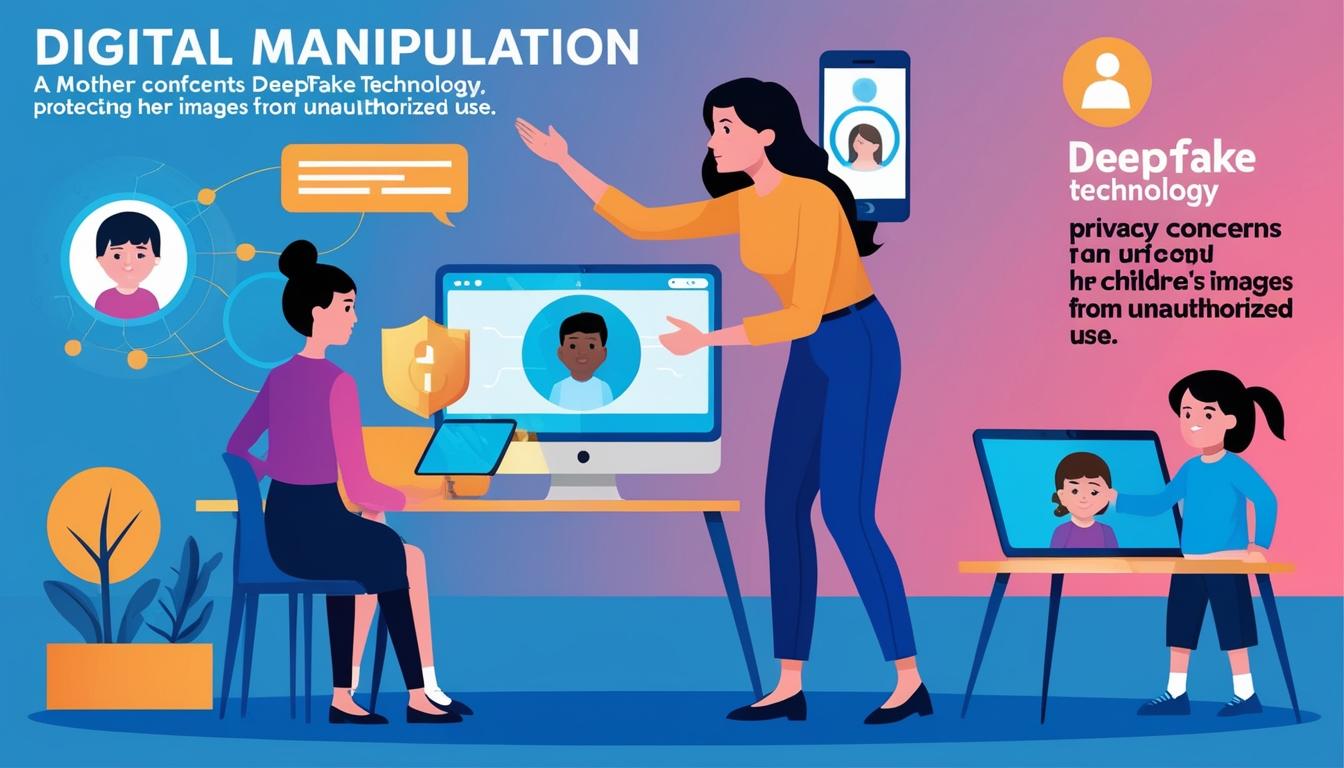 Mother raises alarms over deepfake technology after parenting brand misuses her video