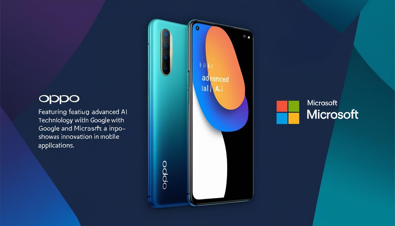 Oppo partners with Google and Microsoft to elevate AI capabilities in smartphones