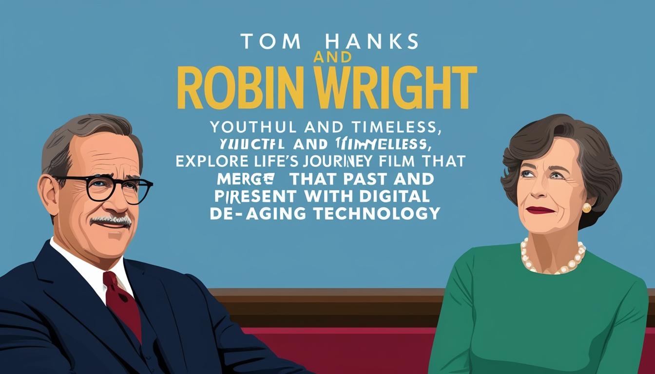 Tom Hanks and Robin Wright reunite for 'Here,' exploring life's journey through film and de-aging technology