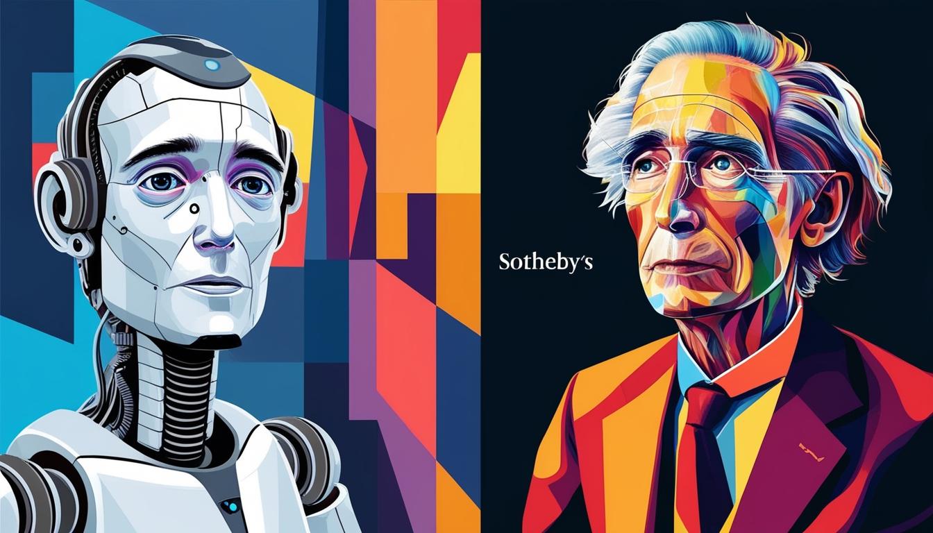 Robot artist Ai-Da to auction abstract painting at Sotheby's