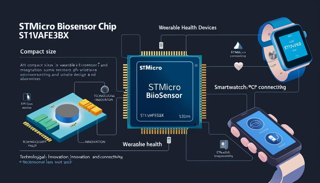 STMicroelectronics unveils advanced biosensor chip for wearables