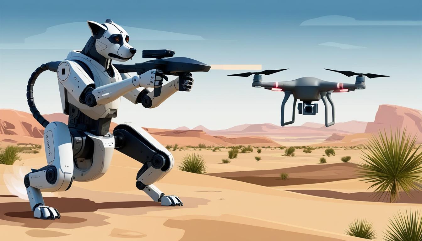 US Army tests AI-powered robot dog for anti-drone combat