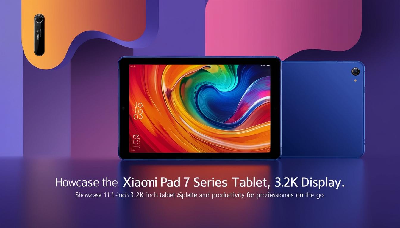 Xiaomi launches new Pad 7 series aimed at enhancing productivity