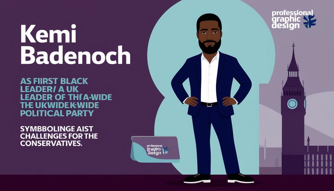 Kemi Badenoch becomes first Black leader of the Conservative Party