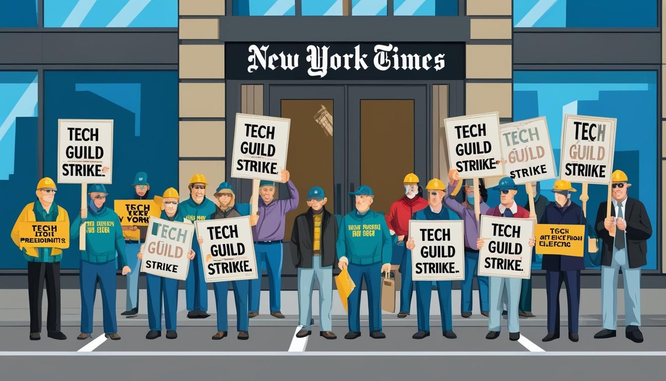 New York Times Tech Guild strikes before pivotal election coverage