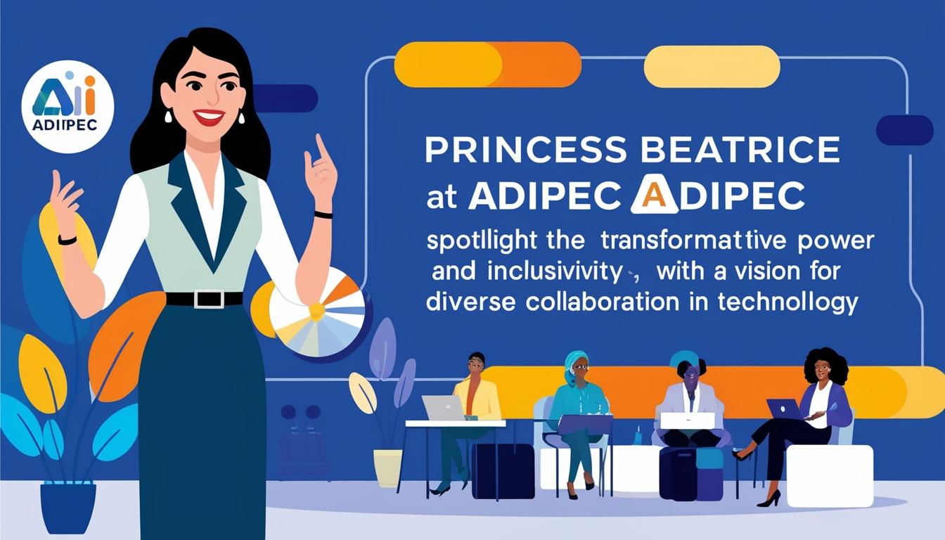 Princess Beatrice champions AI inclusivity at ADIPEC in Abu Dhabi