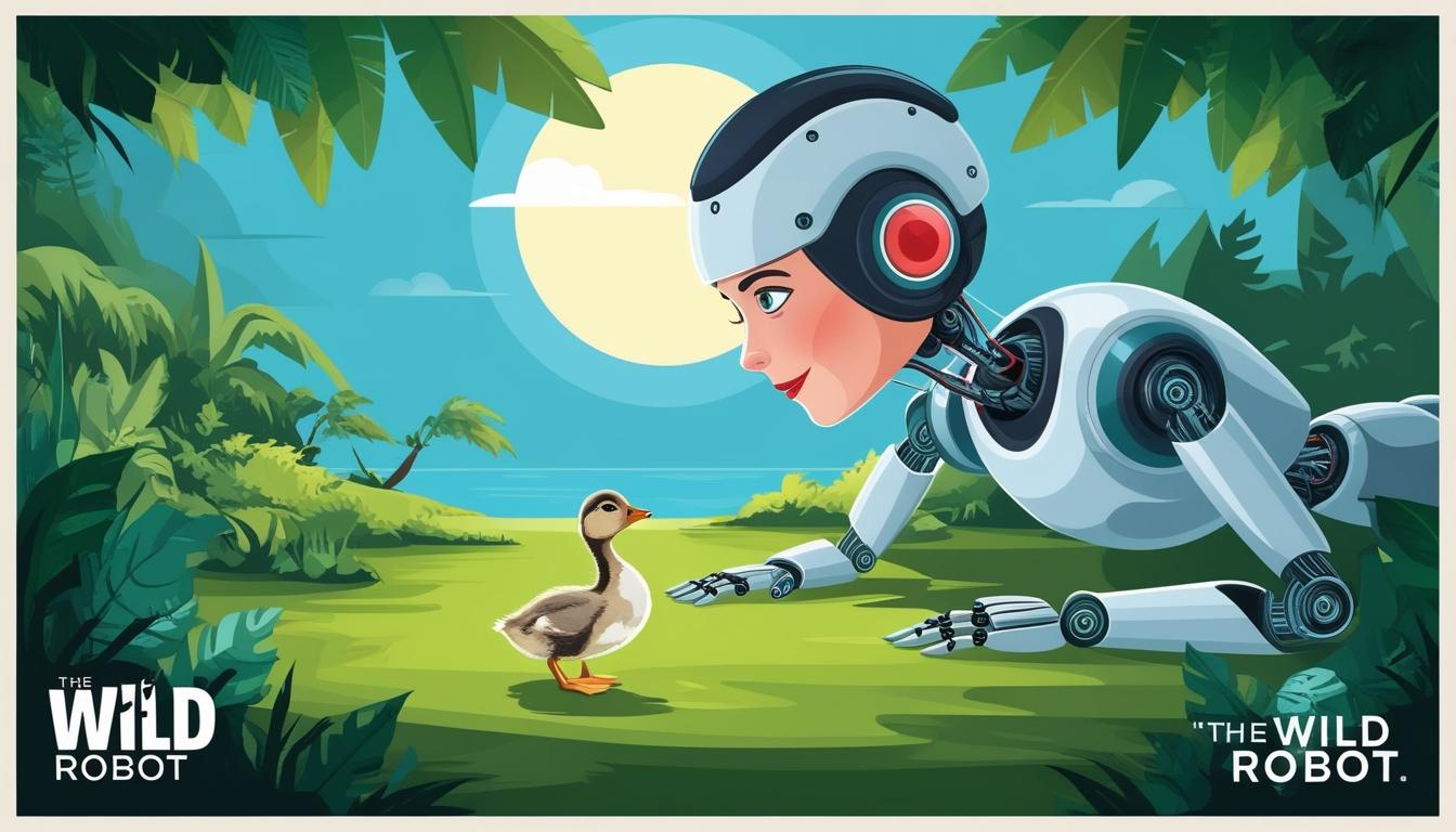 DreamWorks brings to life a heartwarming tale with “The Wild Robot”