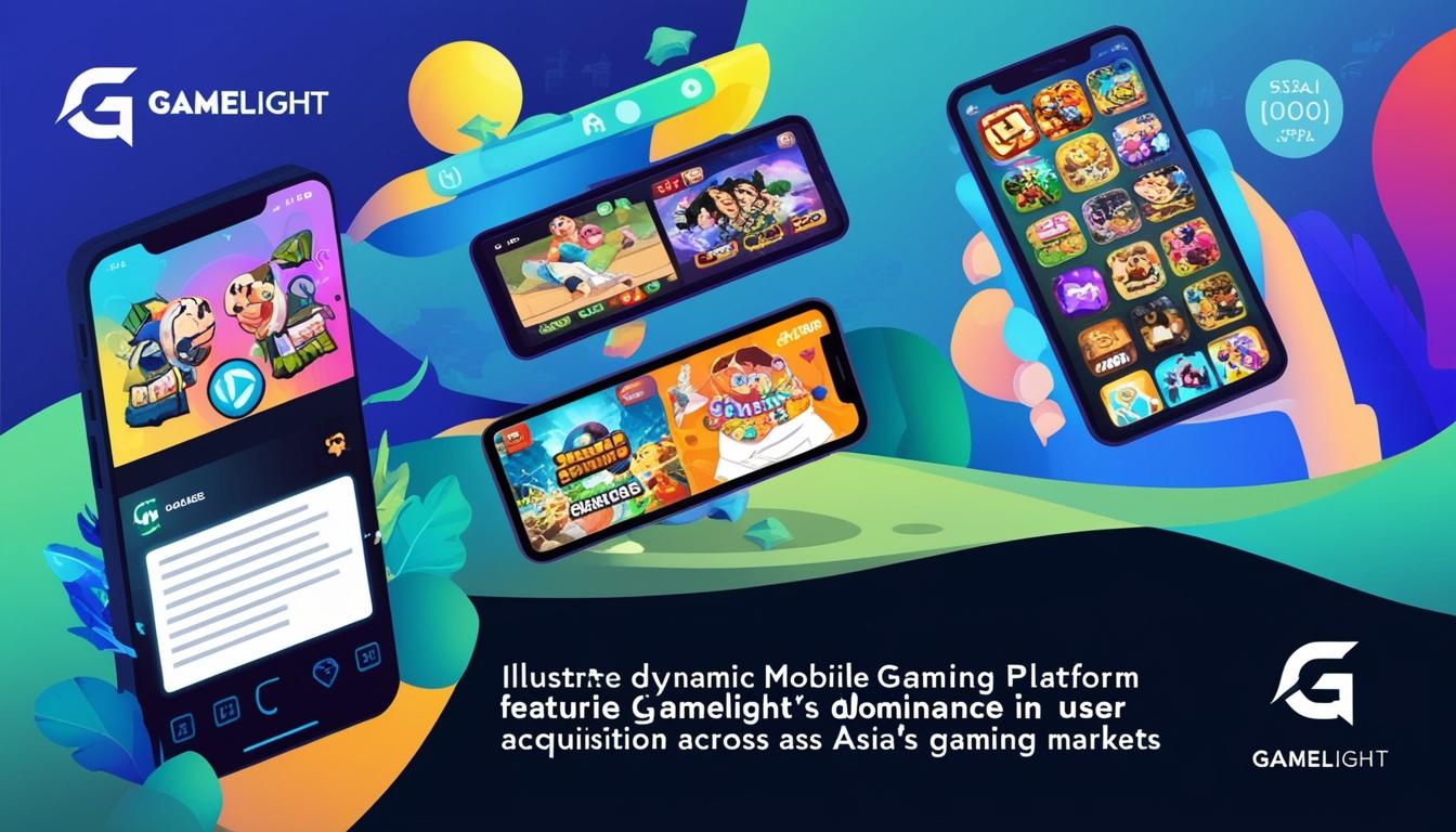 Gamelight dominates the mobile gaming marketing sphere with top rankings in Asia