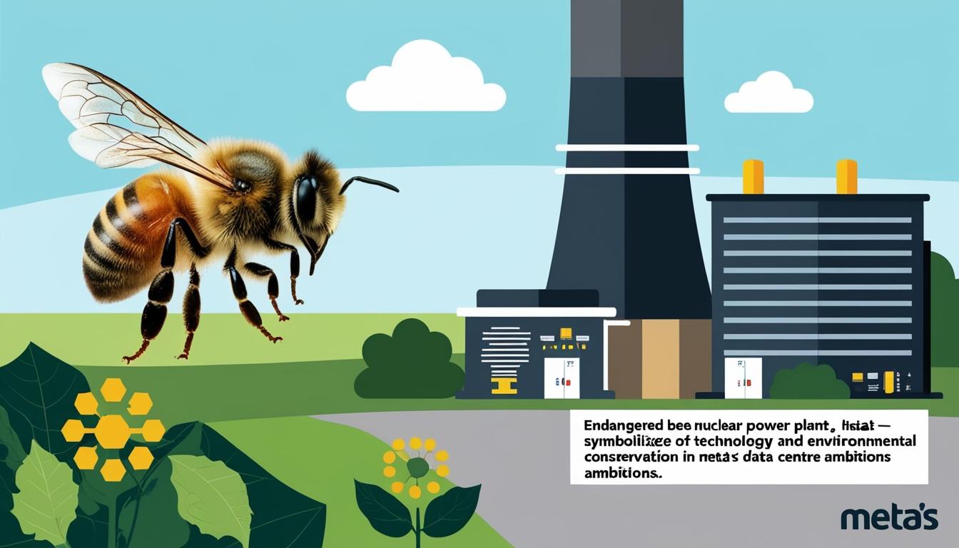 Meta's nuclear-powered data centre plans stalled by endangered bee species