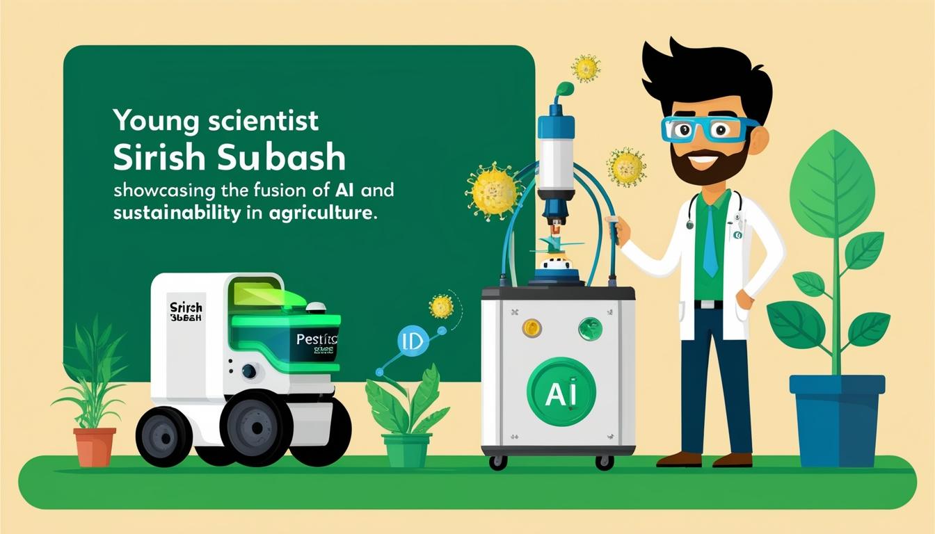 Ninth grader wins America's Top Young Scientist title with innovative pesticide detector
