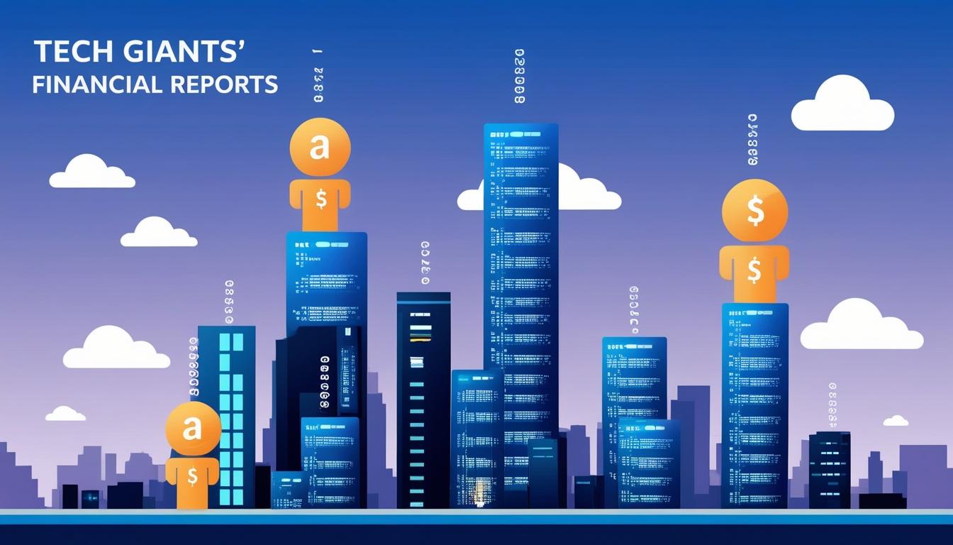 Tech giants report substantial investments in AI and cloud computing
