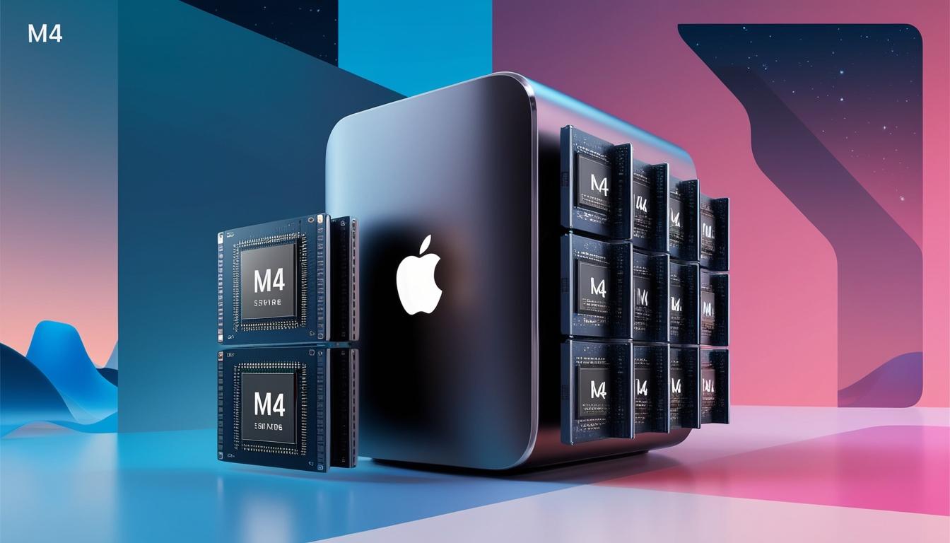 Apple plans to upgrade AI servers with M4 chips in 2024