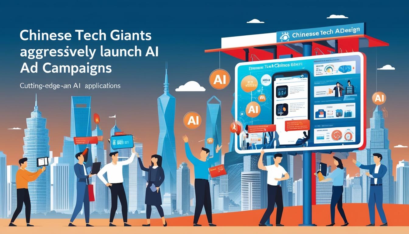 Chinese tech giants escalate advertising spend in AI race
