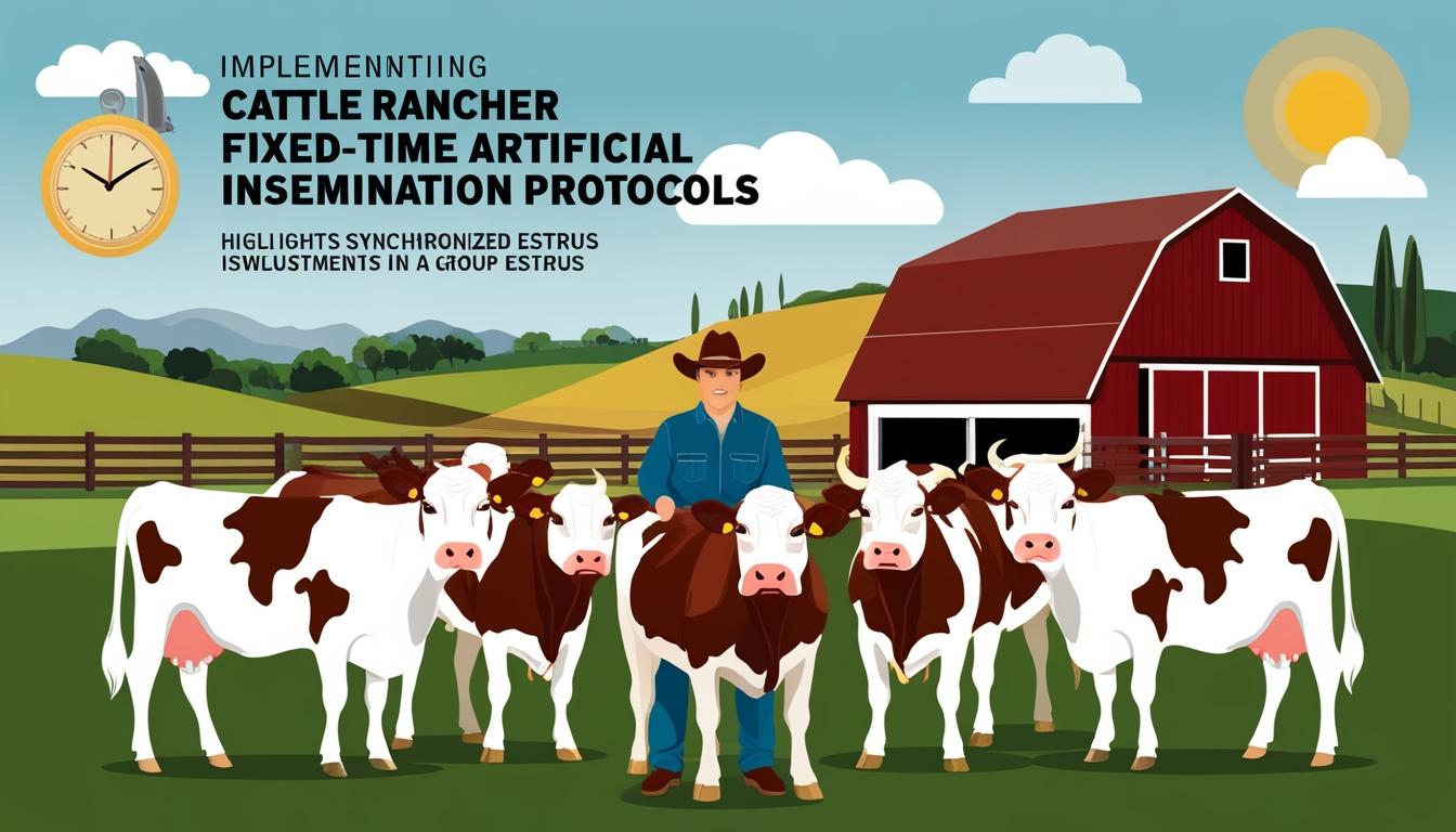 Enhancing reproductive efficiency in cattle through pre-synchronization protocols