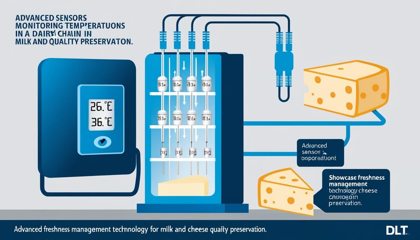 Innovative sensor technology ensures dairy product freshness in cold chain logistics