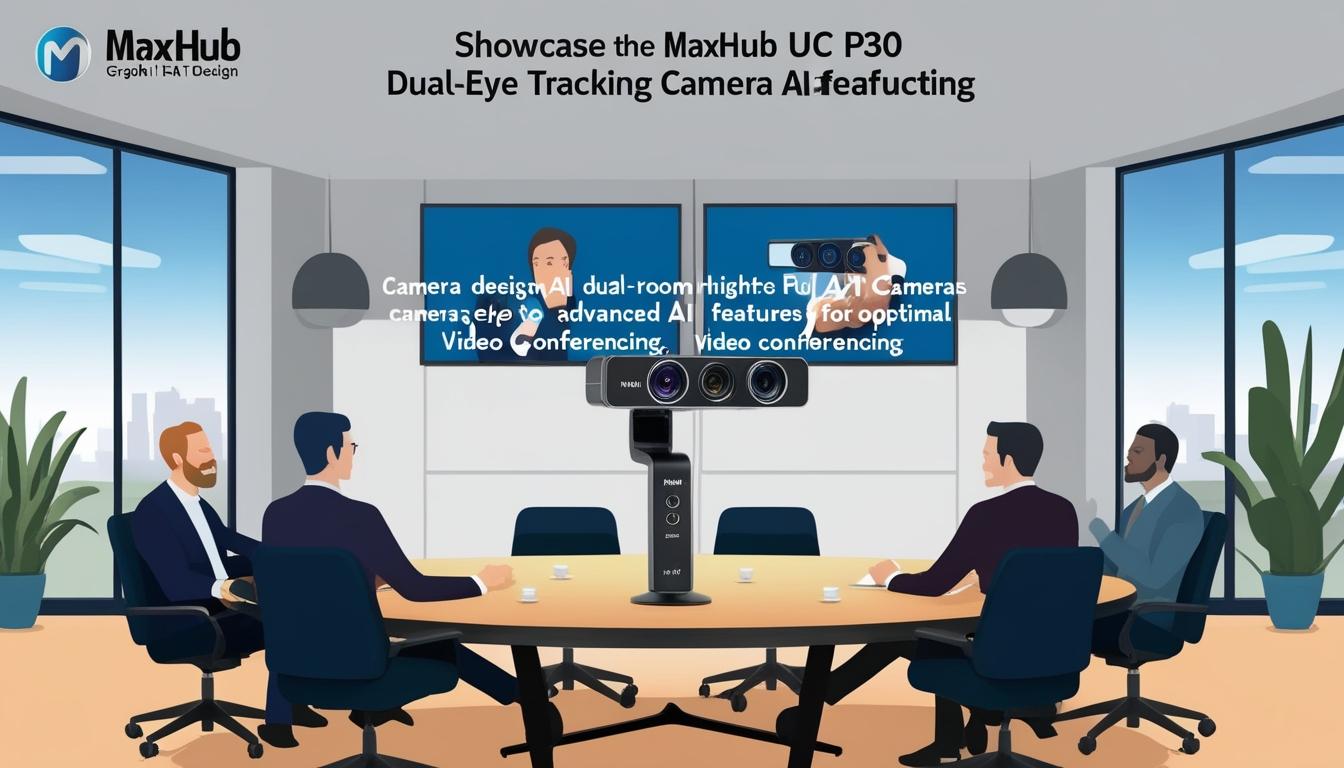 MAXHUB launches Microsoft Teams certified UC P30 Dual-Eye Tracking Camera