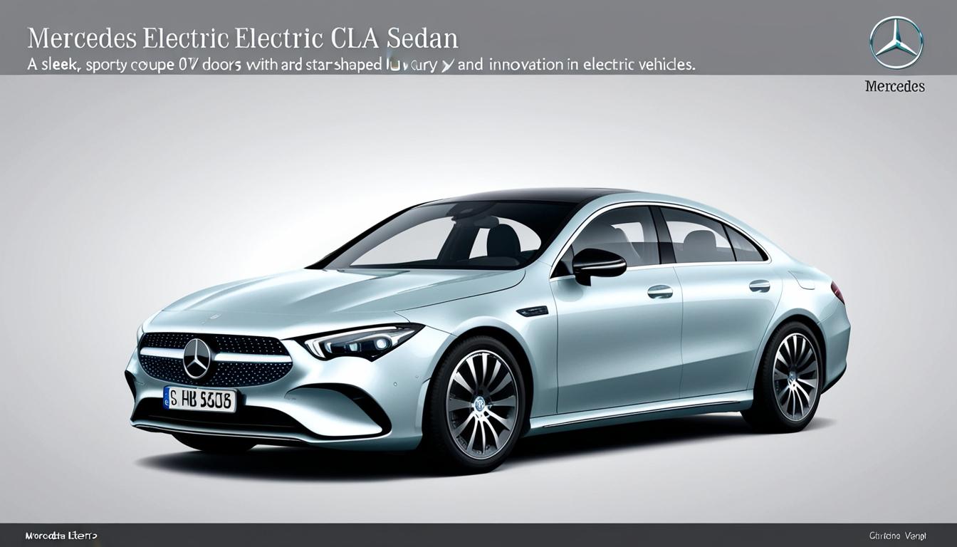 Mercedes CEO Ola Källenius showcases upcoming electric CLA sedan, aiming to rival Tesla Model 3