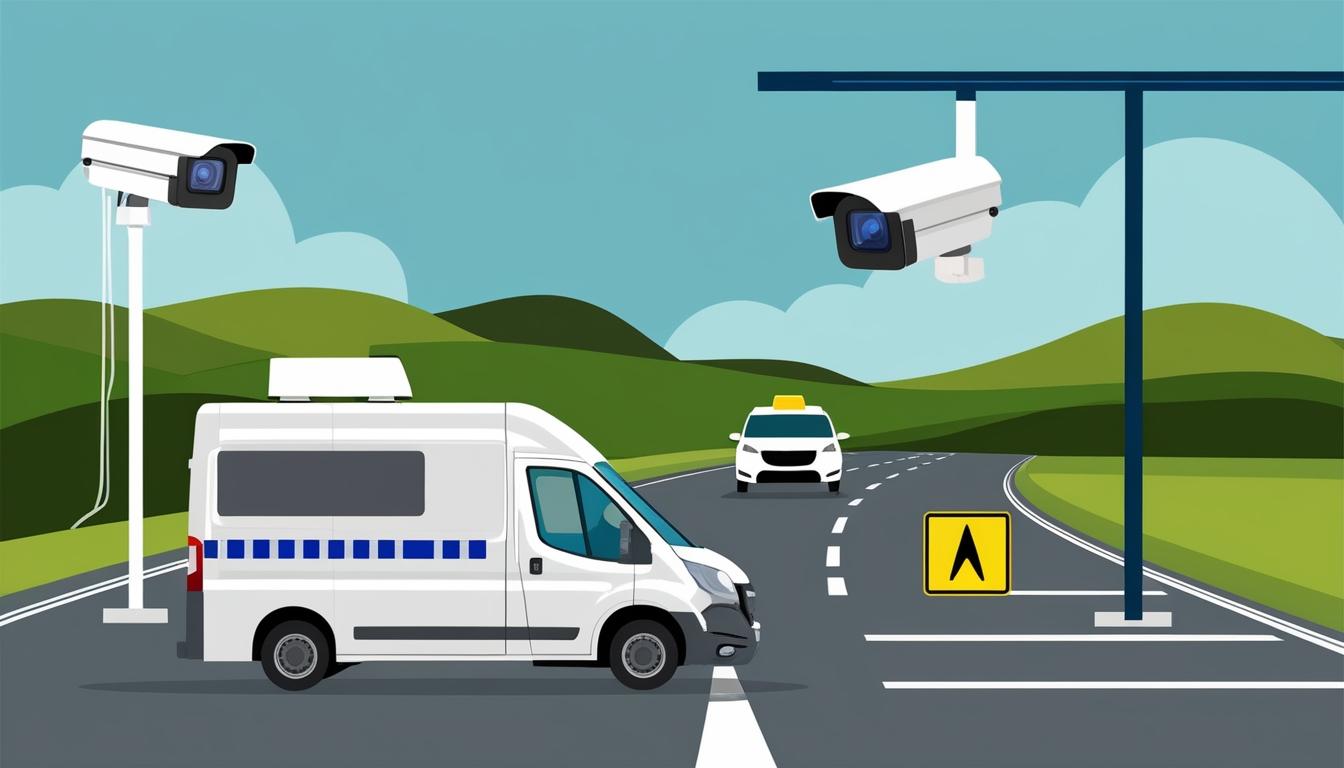 Staffordshire deploys mobile speed camera near fixed AI system