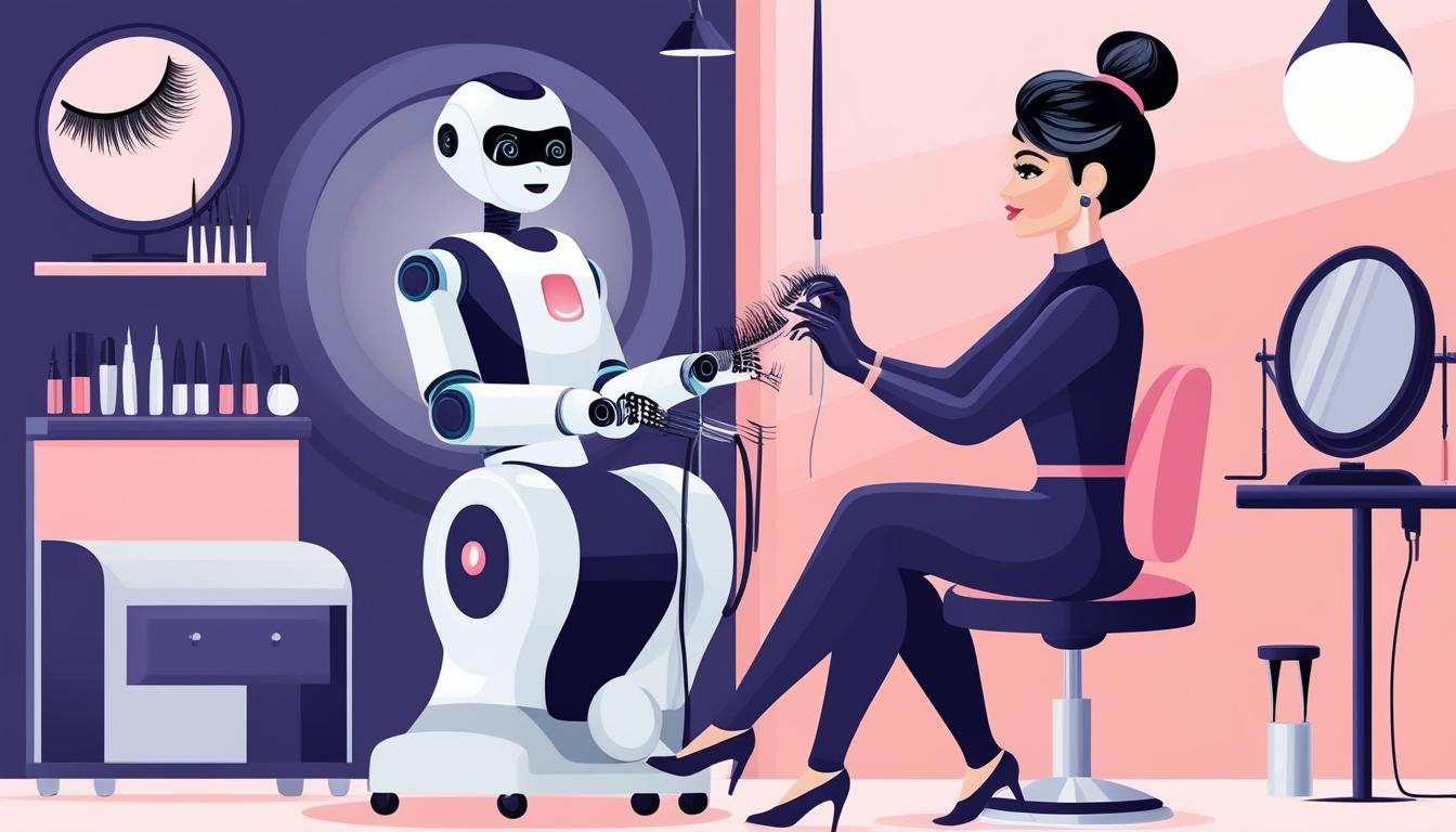 Innovative AI robot offers quick eyelash extensions in Oakland