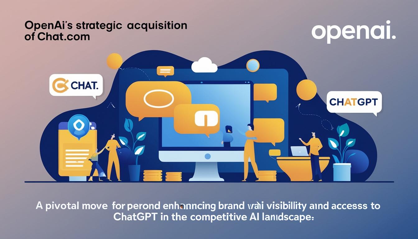 OpenAI acquires chat.com to enhance accessibility of ChatGPT