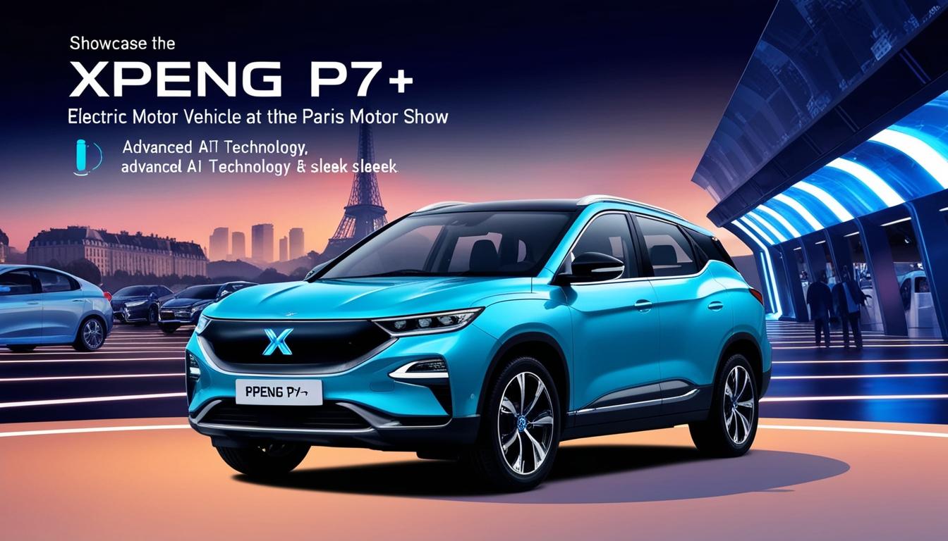 XPeng unveils the P7+ as a leading AI-defined electric vehicle