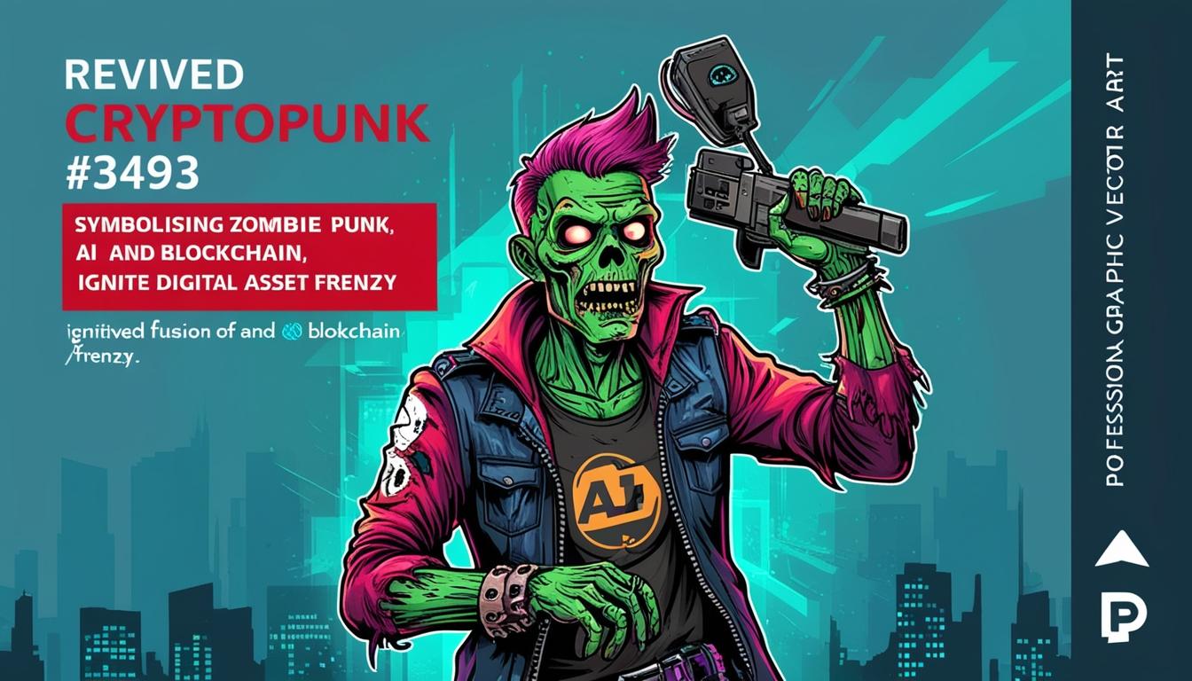 AI resurrects burned CryptoPunk as memecoin, witnesses explosive growth