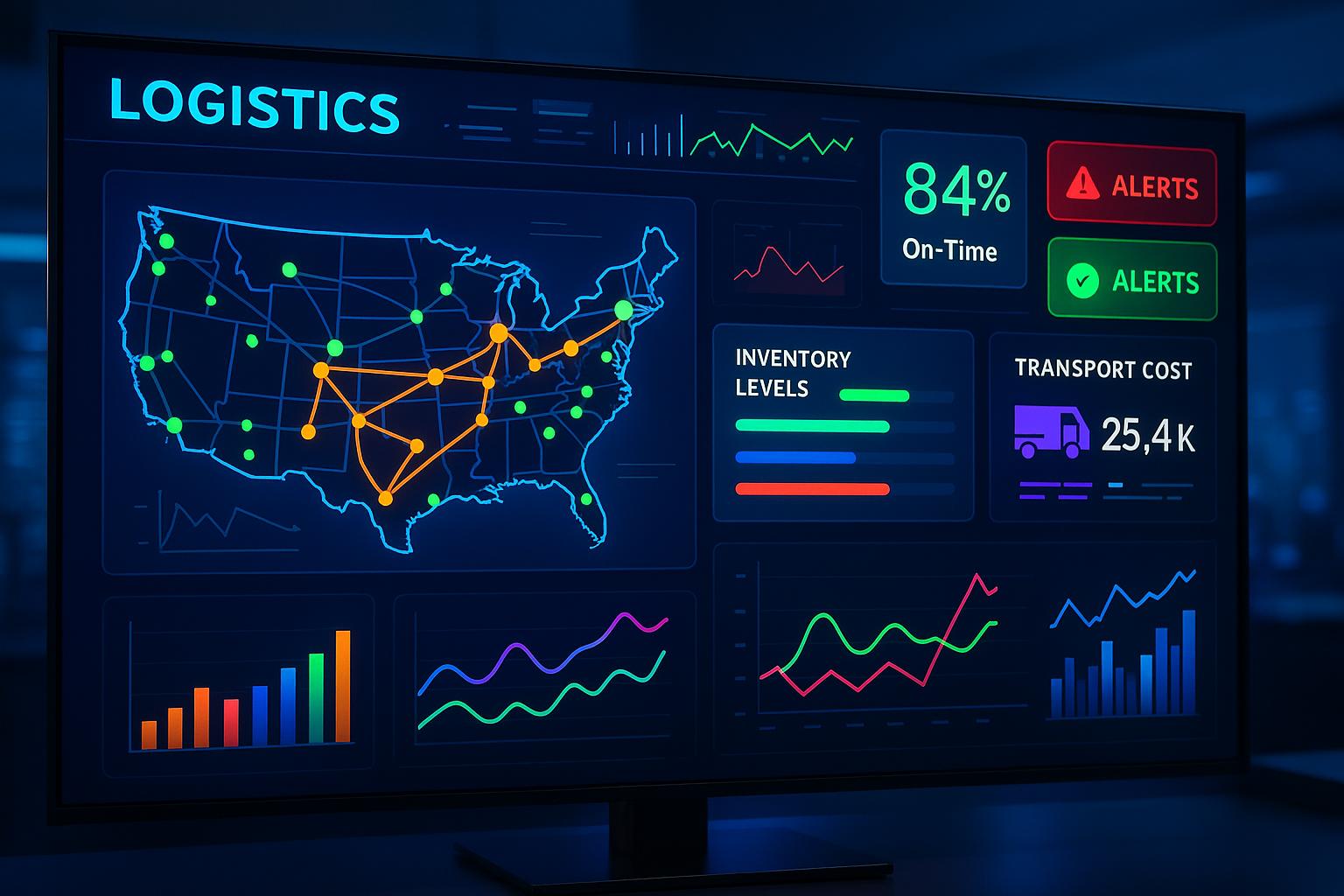 Logistics dashboards becoming control rooms — if firms fix data and governance first
