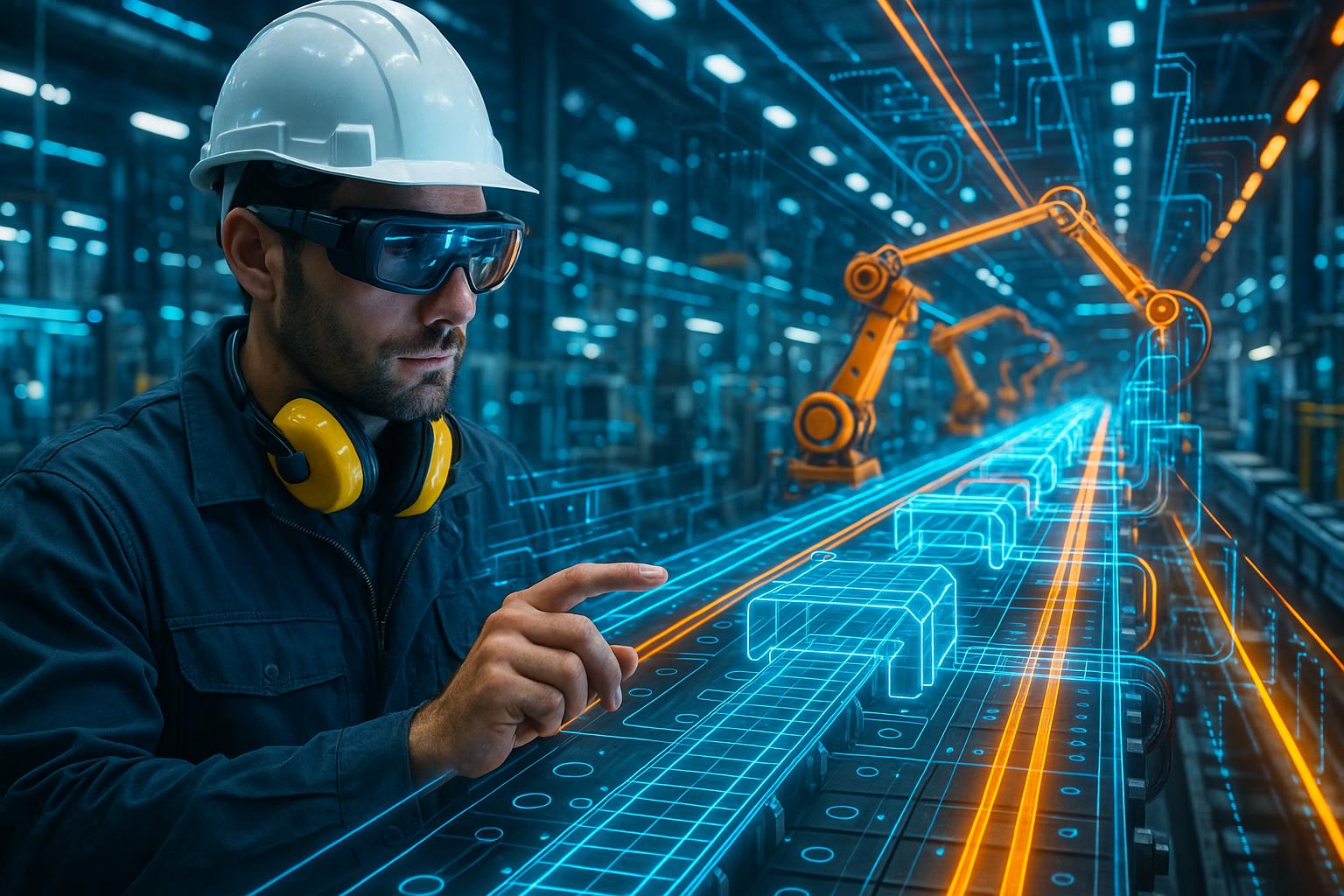 Augmented reality accelerates manufacturing revolution with significant productivity and safety gains
