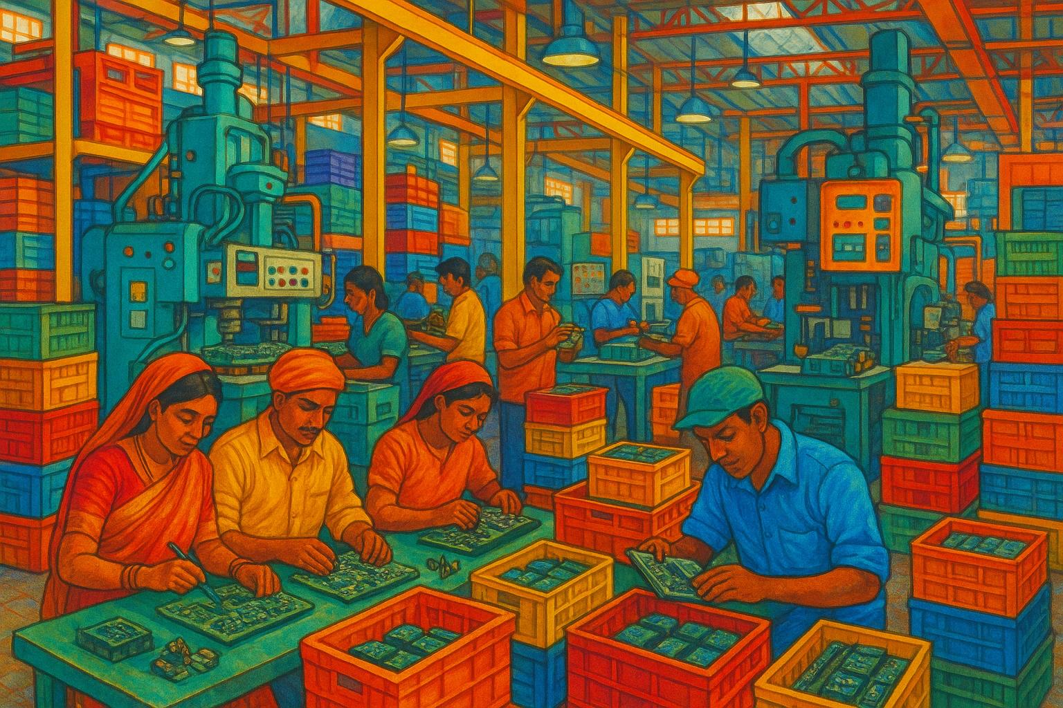 India accelerates electronics manufacturing with ₹42,000 crore investment boost