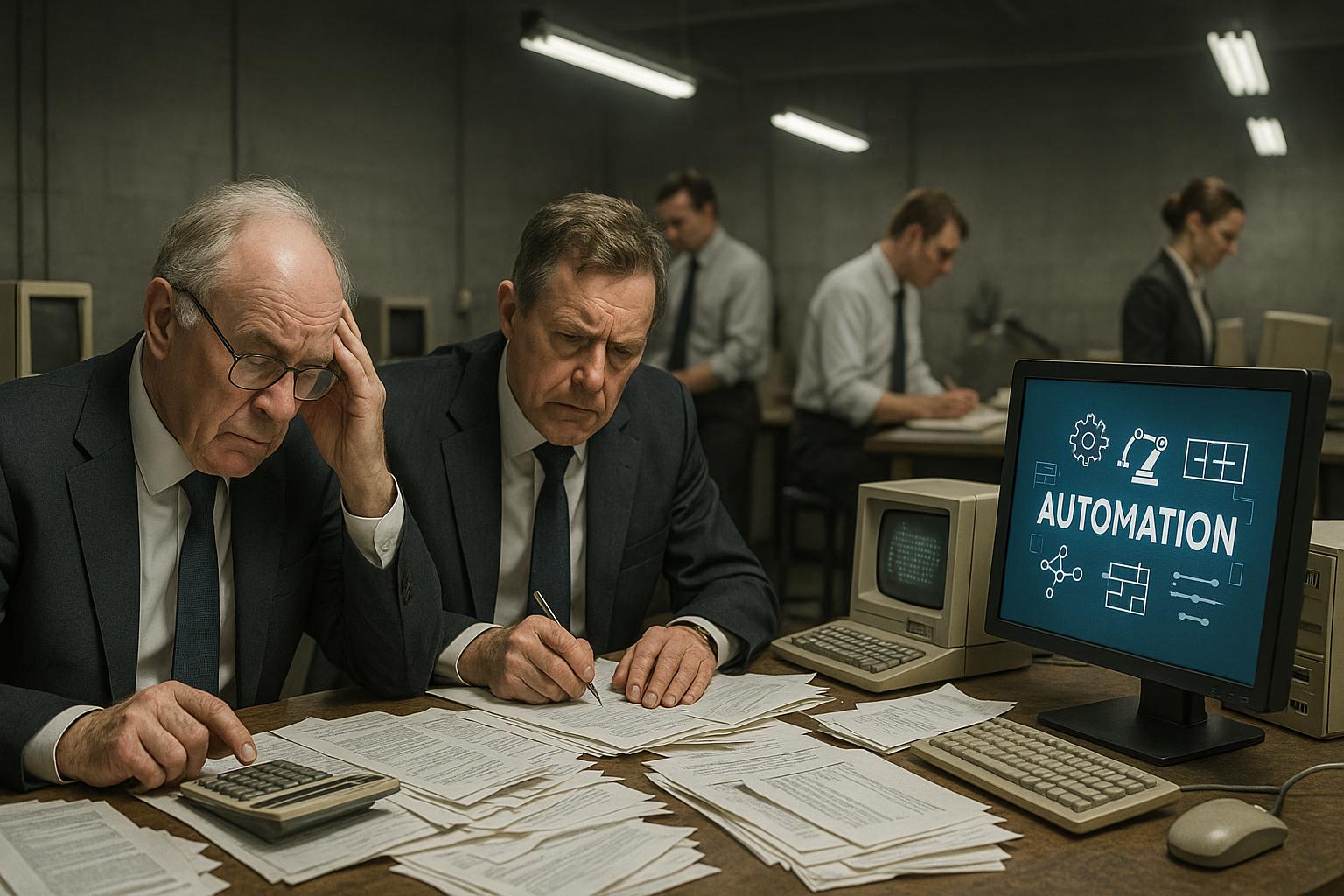 UK finance chiefs see automation as crucial but hindered by manual processes, survey reveals